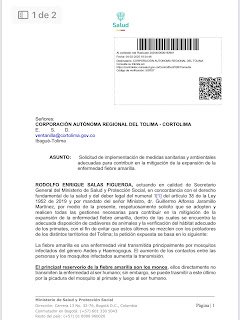 ¿Desinformación o negligencia? Cortolima ignora lineamientos del Ministerio de Salud frente a la fiebre amarilla