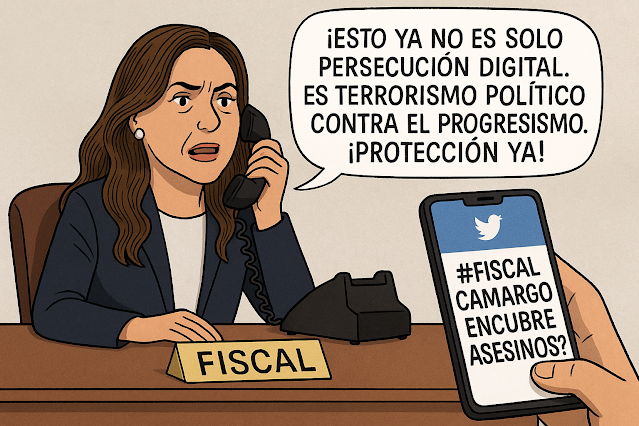 ¿#FiscalCamargoEncubreAsesinos? El grito masivo de un pueblo que exige justicia y protección