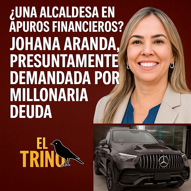 ¿Una alcaldesa en aprietos financieros? Johana Aranda, presuntamente demandada por millonaria deuda